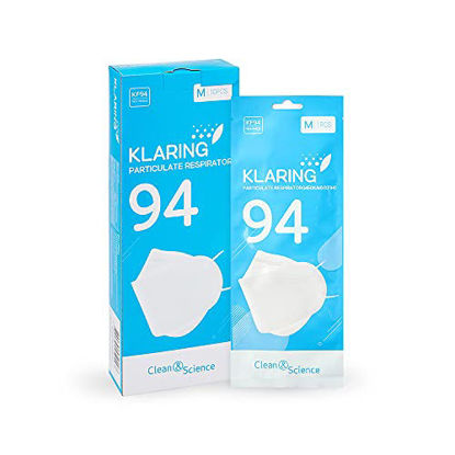 Picture of [Medium] [10 Pack] [Made in Korea] [KF94] [Ear strap clip included] [Individual Packaged] KLARING KF94 mask