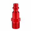 Picture of WYNNsky Color Fittings, 1/4''MNPT Air Plug, I/M Type-Red, 10 Pieces Air Compressor Accessories Fittngs