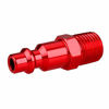 Picture of WYNNsky Color Fittings, 1/4''MNPT Air Plug, I/M Type-Red, 10 Pieces Air Compressor Accessories Fittngs