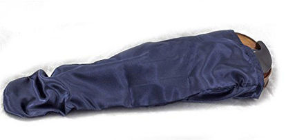 Picture of Hand Made Satin Fabric Violin Bag 4/4 Full Size - Elegant Deep Blue Color