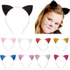 Picture of Merroyal Glitter Cat Ears Headband Halloween Fancy Dress Cat Woman Hairband Cosplay (Pink)