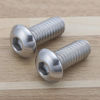 Picture of 5/16-18 x 3/4" Button Head Socket Cap Bolts Screws, Stainless Steel 18-8 (304), Bright Finish, Allen Hex Drive, 12 PCS