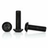 Picture of 1/4-20 x 3/8" Button Head Socket Cap Screws, Allen Socket Drive, Black Oxide, Grade 10.9 Alloy Steel, Fully Threaded, 30 PCS