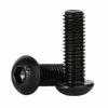 Picture of 1/4-20 x 3/8" Button Head Socket Cap Screws, Allen Socket Drive, Black Oxide, Grade 10.9 Alloy Steel, Fully Threaded, 30 PCS