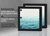 Picture of Americanflat 4x4 Picture Frame in Black with Shatter Resistant Glass - Horizontal and Vertical Formats for Wall and Tabletop (2 Pack)