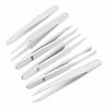Picture of FEITA Precision Plastic Tweezers Kit - Plastic Anti static Tweezers Set Pickup Craft Electronics DIY Repair Tool - White - 6Pcs