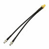 Picture of Eightwood SMA Female Bulkhead to Dual TS9 Splitter Adapter Pigtail Cable 6 inch for 4G LTE Router USB Modem MiFi Hotspots