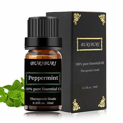 Picture of Peppermint Essential Oil 100% Pure, Undiluted, Natural, Organic Aromatherapy Mint Essential Oils 10ML
