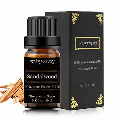 Picture of Sandalwood Essential Oil 100% Pure, Undiluted, Natural, Organic Aromatherapy Essential Oils 10ML