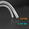 Picture of Metaland 1/16" ID Silicone Tubing, Food Grade 1/16" ID x 1/8" OD 10 Feet Length Pure Silicone Hoses High Temp for Home Brewing Winemaking
