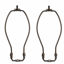 Picture of Awclub Lamp Harp Holder, 6 Inch Rustic Bronze Detachable Harp for Table and Floor Lamps 2Pcs