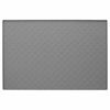 Picture of MIGHTY MONKEY Premium Silicone Pet Feeding Mat, Waterproof Pets Placemat, Raised Edges, Paw Print Patterned Food Tray Mats, Dishwasher Safe, Prevent Food and Water Bowl Spills on Floor, 18x12, Gray