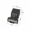 Picture of DB9 RS232 to RJ45 Extender, DB9 9-Pin Serial Port Female&Male to RJ45 CAT5 CAT6 Ethernet LAN Extend Adapter Cable-2pcs (2-Adapter)