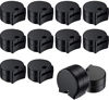 Picture of Patelai 12 Pack Rubber Clarinet Thumb Rest Cushion Protector Fit for Most Clarinet, Black
