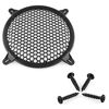 Picture of DGZZI Grill Cover 8" Black Hexagonal Plastic Mesh Car Audio Speaker Sub Woofer Grille Guard Protector Cover with 4PCS Screws Car Subwoofer Speaker Cover 8Inch