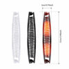 Picture of 6 Pieces Clincher Combs Banana Combs Banana Clip Grip Comb Fishtail Fish Hair Lady Fish Shape Ponytail Banana Clip Girls Long Women Clamp Accessory (Brown, White, Black)