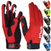 Picture of HWK Motorcycle Gloves for Men & Women Motocross Riding Driving Tactical Cycling Biker Moto Racing All-Purpose Gloves (Red, L)