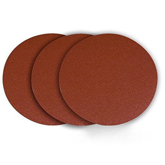 Picture of POWERTEC 110383 12-Inch PSA 60 Grit Aluminum Oxide Adhesive Sanding Disc, 3-Pack