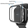 Picture of 2 Packs Hard PC Case Compatible with Garmin Venu SQ Built in 9H Tempered Glass Screen Protector, Full Cover Bumper All Around Anti-Scratch Shell for Garmin Venu SQ GPS Smartwatch, Clear/Clear