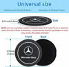 Picture of 2.75" Cup Holder Coasters for Mercedes-Benz, Black Silicone Anti Slip Cup Mat Niversal Car Interior Accessories Fits Mercedes-Benz A/G, C/CLA/CLS/S/SL, E/GLS/SLC, GLA/GLC/GLE/Metris Class - 2 Pcs