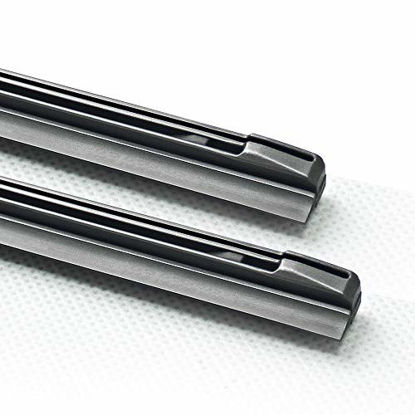 Picture of ASLAM Wiper Blade Refills 8.5mm for 20" Hybrid Windshield Wipers(Set of 2)
