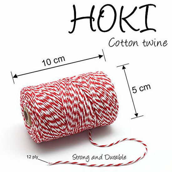 White Cotton Butchers Twine String 328 Ft 2MM Cord for Crafts DIY Gift  Wrapping