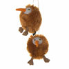 Picture of 2 Pack of Brown kiwi Crib Mobile Attachments | Hanging Plush Animal Decorations for Baby Girl or Boy Playpen or Crib | Accessories for Use with Mobile Hanger Sold Separately