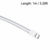 Picture of uxcell Silicone Tubing 3/32"(2mm) ID X 1/4"(6mm) OD 3.3ft(1m) Silicone Rubber Tube Air Hose Water Pipe for Pump Transfer Clear