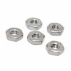 Picture of 100 Pcs6-32 Coarse Thread Hexagon Nut,18-8 Stainless Steel Silver Tone