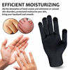 Picture of MIG4U Moisturizing Beauty Gloves Touch Screen Overnight Sleeping Glove Large for Men SPA, Dry Hands, Nighttime Lotion, UV Protection, Cosmetic Treatment, XL Black 1 Pairs