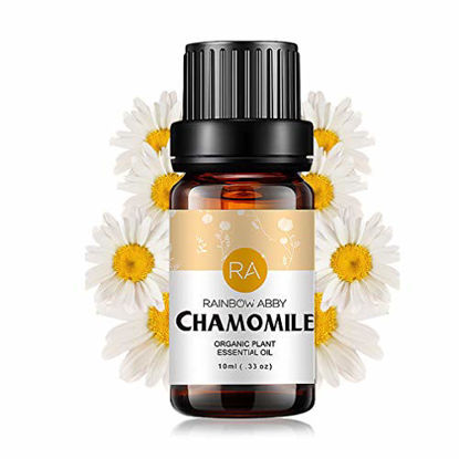 Picture of Chamomile Essential Oil 100% Pure Oganic Plant Natrual Flower Essential Oil for Diffuser Message Skin Care Sleep - 10ML