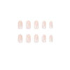 Picture of IMSOHOT Oval Fake Nails Glossy Press on Nails Natural Flowers Round Nails Medium Acrylic Fake Fingernails for Daily Use