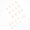 Picture of IMSOHOT Oval Fake Nails Glossy Press on Nails Natural Flowers Round Nails Medium Acrylic Fake Fingernails for Daily Use