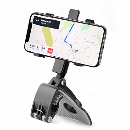 Picture of car Phone Holder Mount Smartphone Dashboard Clip Mount Car Phone Mount Stand Suitable for 4 to 7 inch Phone 360 Degree Rotation