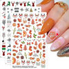 Picture of 10 Sheets Christmas Nail Art Stickers Decals, 3D Self-Adhesive Nail Stickers with Snowflake Santa Claus Snowman Elk Bell Christmas Tree Nail Deisgn for Women Girls Christams Nail Decorations