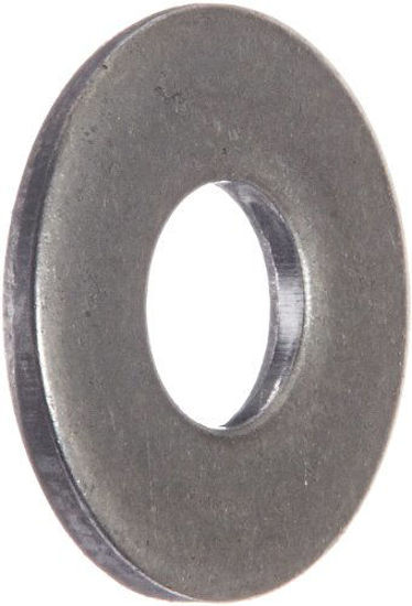 Picture of 300 Stainless Steel Flat Washer, Plain Finish, Meets NAS 1149, #8 Hole Size, 0.17" ID, 0.38" OD, 0.015" Nominal Thickness (Pack of 100)