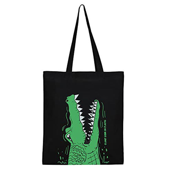 Ecoright Aesthetische canvas tas voor vrouwen, herbruikbare