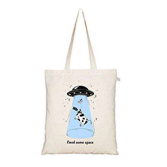 Picture of EcoRight Canvas Tote Bag for Women | Eco-Friendly Cute Tote Bags Aesthetic | Reusable Canvas Grocery Shopping Bag, Book Tote