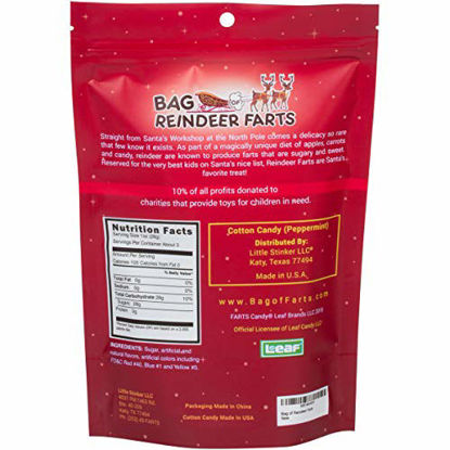 Picture of Bag Of Reindeer Farts Cotton Candy Funny Unique Christmas Stocking Stuffer Present For Kids Adults Boys Girls Men Women Teens Teachers White Elephant Office Party Fun Unique Holiday Surprise