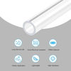 Picture of MECCANIXITY Acrylic Pipe Rigid Round Tube Clear 10mm ID 14mm OD 305mm for Lamps and Lanterns,Water Cooling System