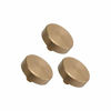 Picture of Liyafy 3Pcs Trumpet Bottom Valve Caps Knobs Brass Trumpet Caps Repairing Parts