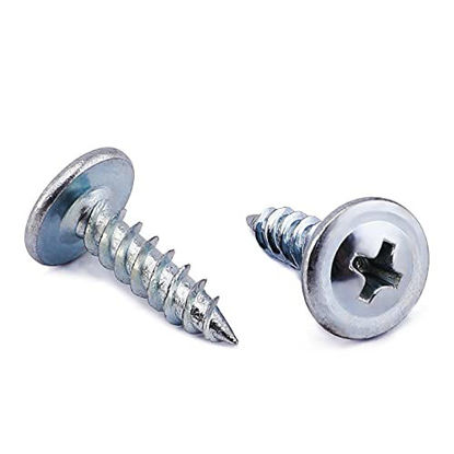 Picture of #8 x 5/8" Wood Screw 100Pcs Alloy Steel Standard Thread Truss Head Fast Self Tapping by SG TZH