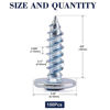 Picture of #8 x 5/8" Wood Screw 100Pcs Alloy Steel Standard Thread Truss Head Fast Self Tapping by SG TZH