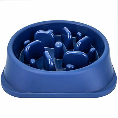 Picture of NOYAL Dog Slow Feeder Bowl, Non Slip Puzzle Bowl - Anti-Gulping Pet Slower Food Feeding Dishes - Interactive Bloat Stop Dog Bowls - Durable Preventing Choking Healthy Design Dogs Bowl