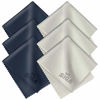 Picture of MR.SIGA Premium Microfiber Cleaning Cloths for Lens, Eyeglasses, Screens, Tablets, Glasses, 6 Pack, 6 x 7 inches (15 x 18 cm)