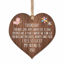 Picture of Im lucky my friend is you | best friends wooden hanging heart | sentimental inspirational gift for cheer up women | friendship present uk | her girls woman