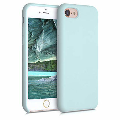 Picture of kwmobile TPU Silicone Case Compatible with Apple iPhone 7/8 / SE (2020) - Soft Flexible Rubber Protective Cover - Frosty Mint