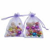 Picture of 100Pcs Organza Bags 3x4 inches Light Purple Organza Gift Bags Small Mesh Bags Drawstring Gift Bags Christmas Drawstring Organza Gift Bags (3x4" inches Light Purple)