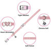 Picture of WDPAWS Heart Bling Cat Collar with Safety Belt and Bell Adjustable 8-10 inches for Kitten Cats (Black+Pink)