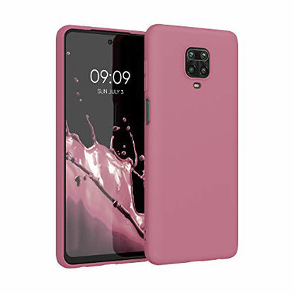Picture of kwmobile TPU Case Compatible with Xiaomi Redmi Note 9S / 9 Pro / 9 Pro Max - Case Soft Slim Smooth Flexible Protective Phone Cover - Deep Rusty Rose